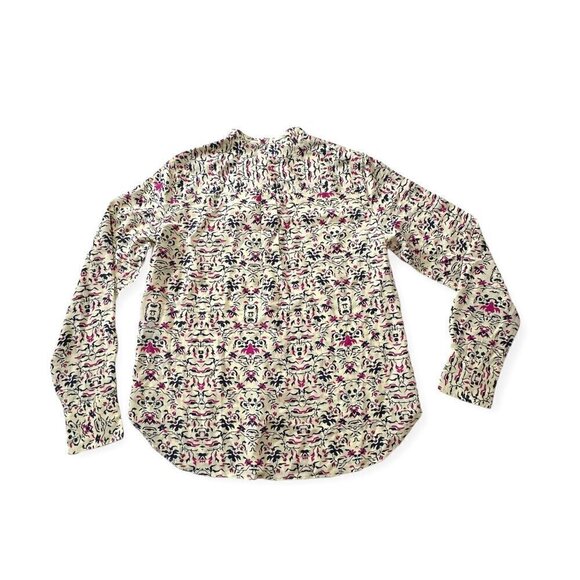 Isabel Marant Rusak Silk Printed Shirt,  Size  FR 38/US 6, New with tag, - Picture 7 of 14